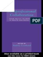 Interprofessional Collaboration Fro