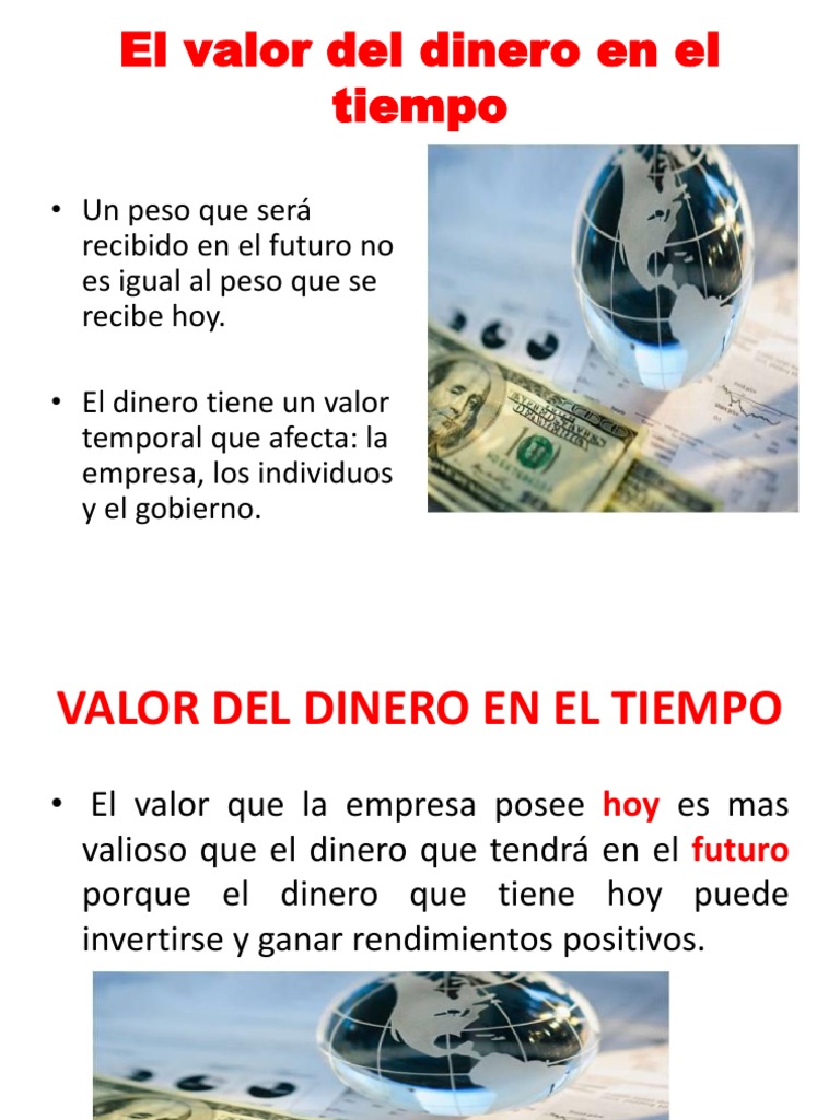 El Valor Del Dinero en El Tiempo | PDF | Interés | Tasas de interés, image size:768x1024