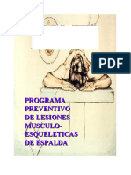 Programa Preventivo de Lesiones Músculo Esqueléticas de Espalda