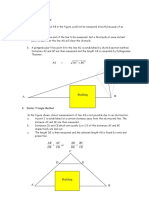 Swing Offset Method Similar Triangle Method