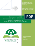 Documento Base de Telebachillerato Comunitario 2018