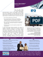Certified Project Finance Brochure
