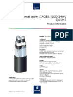 Universal Cable, AXCES 12/20 (24) KV 3x70/16: Product Information