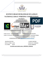 Justice Shah Muhammad Sulaiman National Essay Writing Competition