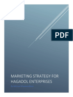 Marketing Strategy For Hagadol Enterprises: by Michael Mwanandimai