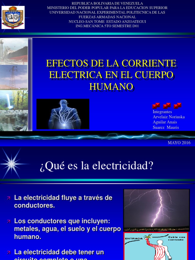 Efectos de la corriente eléctrica en el cuerpo humano: Un análisis de