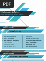 Data Science Using Python - Day 1-2