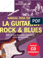 Manual para tocar LA GUITARRA ROCK & BLUES (Marc Schonbrun).PDF