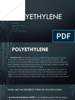 Polyethylene: Report By: Aaron Paul Arcala Bsa - 2B Ar. Xeth Karlo Beilza