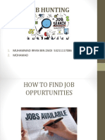 Job Hunting IRFAN ZAIDI