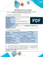 Guía de Actividades y Rúbrica de Evaluación - Paso 4 - Diseñar Boletín de Promoción de Actividad Física
