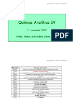 Aula 1 Quimica Analitica IV Curso Farmácia 2012.1 PDF