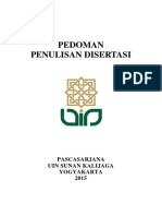 Pedoman Penulisan Disertasi Edisi 2015 PDF