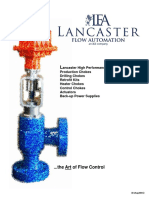 Ancaster High Performance Production Chokes Drilling Chokes Retrofit Kits Heater Chokes Control Chokes Actuators Back-Up Power Supplies