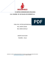 Informe Final Limpieza Mecanica Italcol PDF