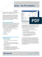 Wellbore Stability - The PSI Software: SINTEF Petroleum Research