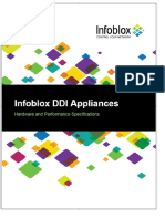 Infoblox DDI Appliances. Hardware and Performance Specifications PDF