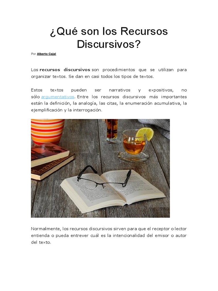 Qué son los Recursos Discursivos.docx Lingüística