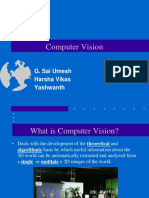 Computer Vision: G. Sai Umesh Harsha Vikas Yashwanth