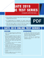 Gate 2019 Online Test Series