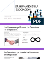 Factor Humano en Las Negociaciones