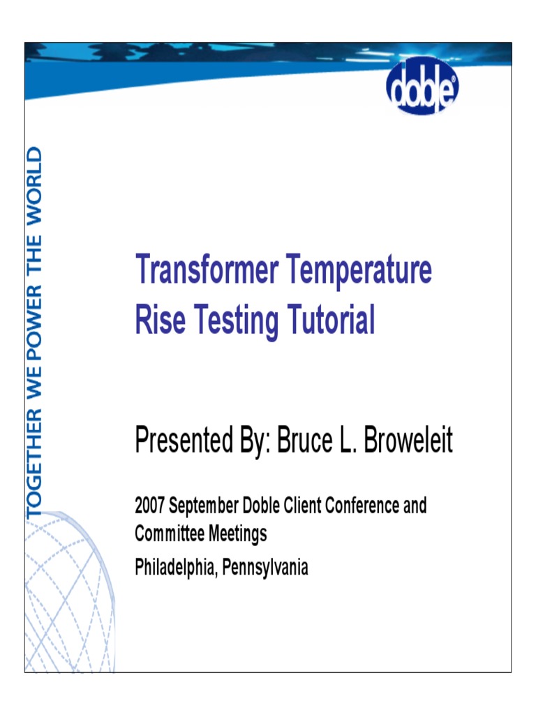 5 Temperature Rise PDF | PDF | Transformer | Electrical Resistance And ...