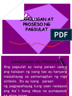 Kahulugan at Kahalagahan NG Pagsulat