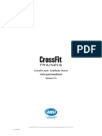Crossfit Level 1 Certificate Course Participant Handbook: V7.4-20151020R1Kw