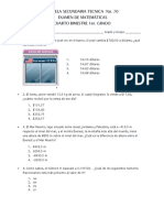 Examen Bimestral 1ro