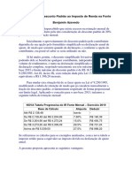 Estendendo o Desconto Padrão Ao Imposto de Renda Na Fonte