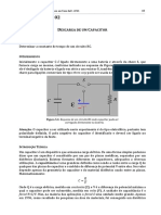 Descarga de capacitor em circuito RC