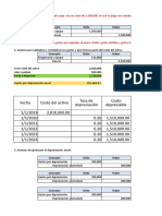 Depreciación camión