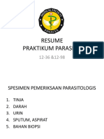 Parasit - Tinja PDF