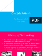 Brief History and Types of Cheerleading