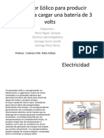 Generador Eólico Para Producir Energía Para Cargar Una