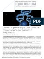 Cientistas Provam Que DNA Pode Ser Reprogramado