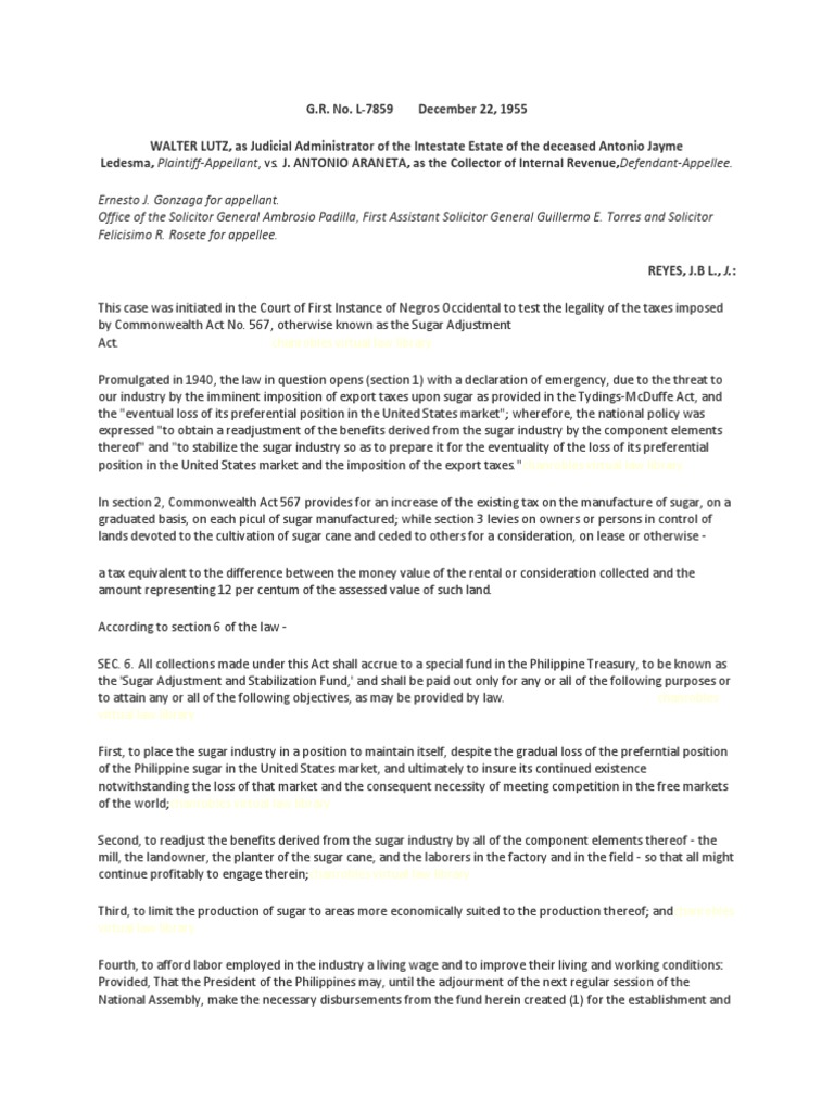 Lutz vs. Download Free PDF Taxes Expense