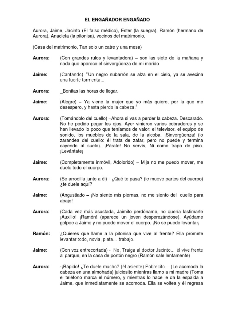 El Engañador Engañado | PDF