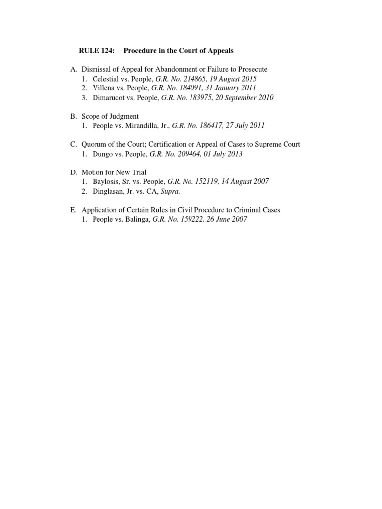 Criminal Procedure Cases PDF Judgment (Law) Certiorari