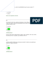 Probabilidad y combinatorias