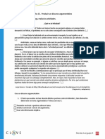 Ficha 35. Producir Un Discurso Argumentativo