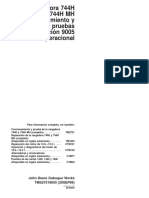 Revisión Operacional Cargadora 744H Funcionamiento y Pruebas