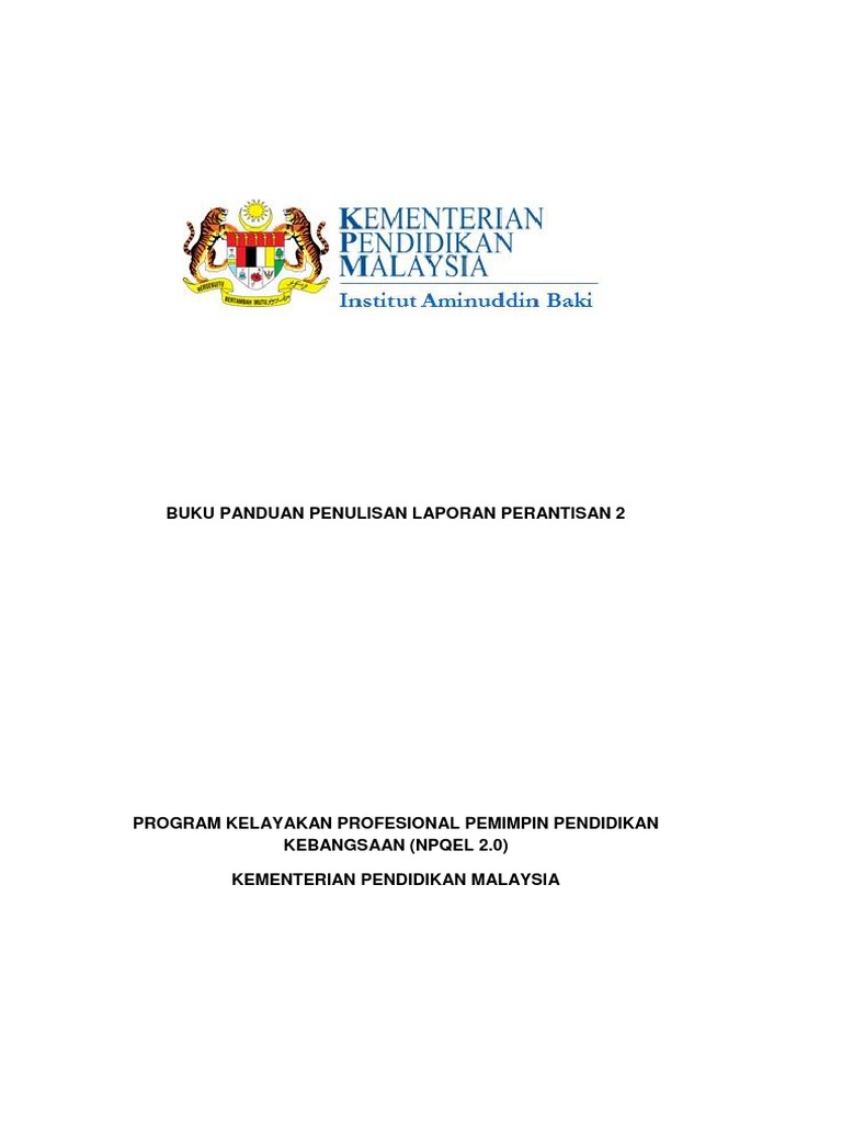 Buku Panduan Penulisan Perantisan 2 Ambilan 2 2019