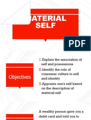 Material Self Self Emotions