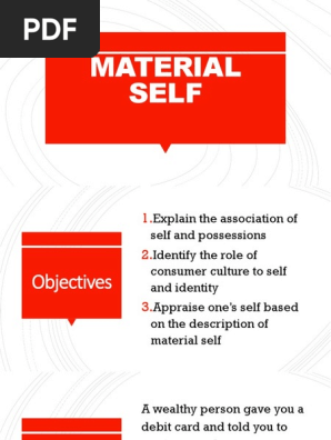 Material Self Self Emotions