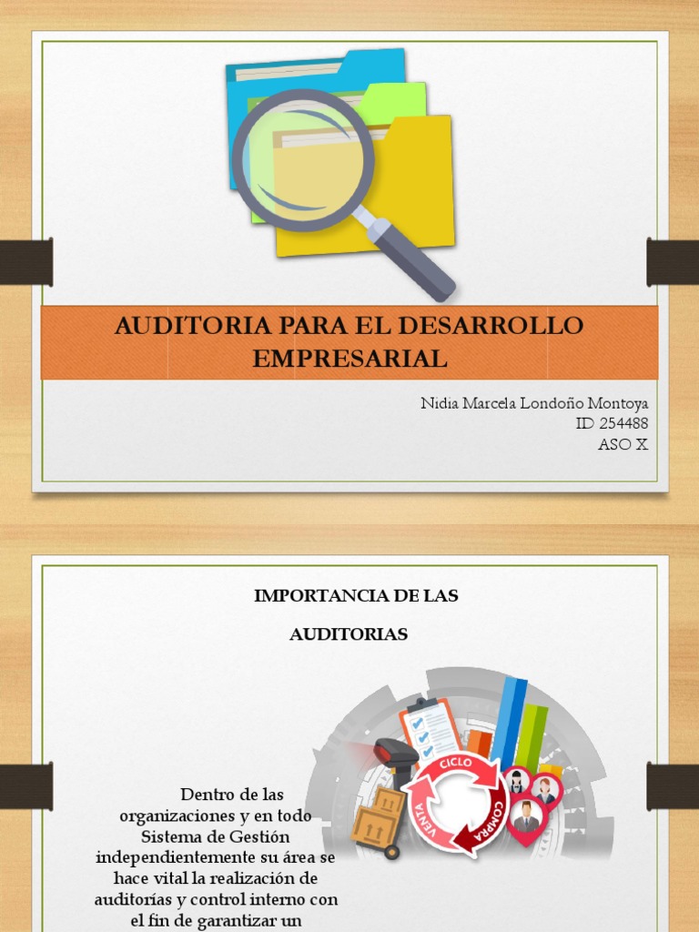 Diapositivas Auditoria y Control Interno | PDF | Auditoría | Contralor