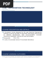 IT36 - Overview and Introduction