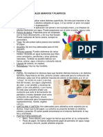 Técnicas y materiales gráficos y plásticos en educación