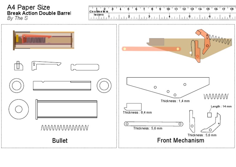 Double Barrel Bullet Mecha 2 Pdf Ammunition Firearms