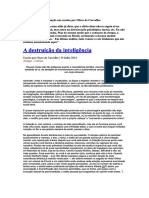 Destruição Da Inteligência - Olavode Carvalho